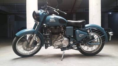 Royal Enfield Classic 500 EFI Squaroon Blue (2017 - 20) nuova
