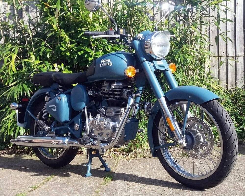 Royal Enfield Classic 500 EFI Squaroon Blue (2017 - 20) (3)