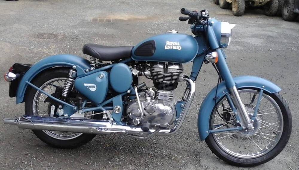 Royal Enfield Classic 500 EFI Squaroon Blue (2017 - 20) (2)