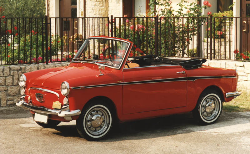 L&#039;Autobianchi Bianchina Cabriolet &egrave; stata la cabriolet pi&ugrave; piccola della storia