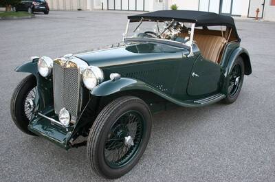 Mg Ta Roadster d&#039;epoca del 1937 a Viadana