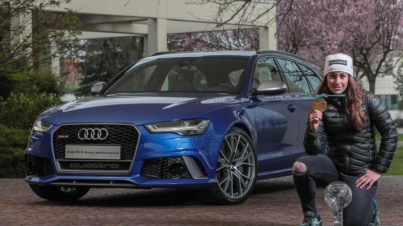 Audi, una RS 6 per Sofia Goggia