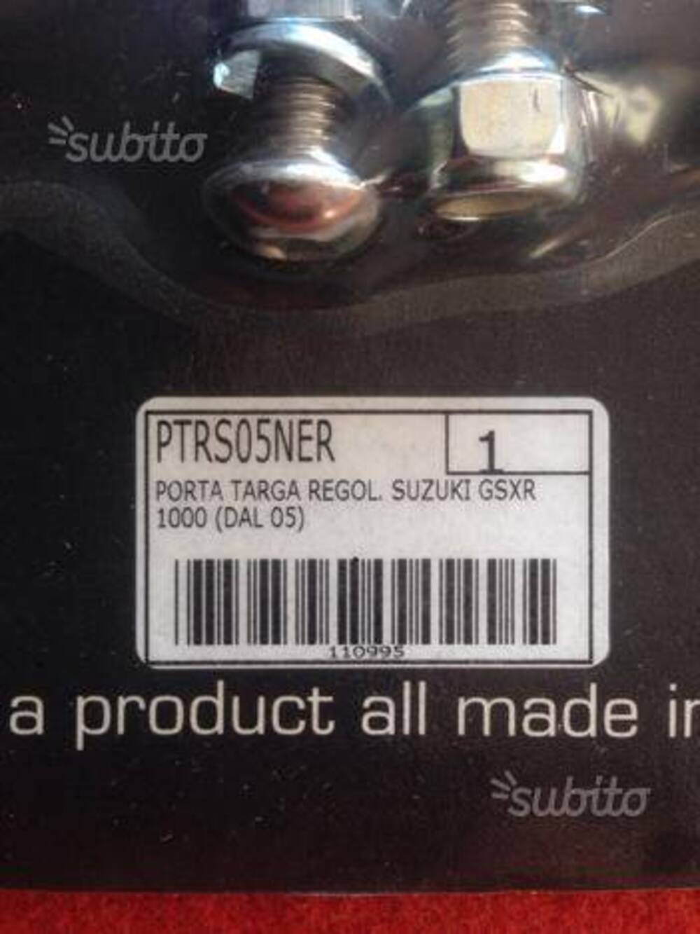 PORTATARGA GSX-R 1000 Lightech (2)