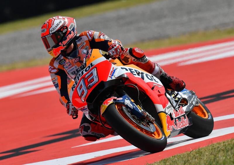 MotoGP 2018. Marquez in testa anche nelle FP3