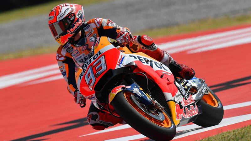 MotoGP 2018. Marquez in testa anche nelle FP3