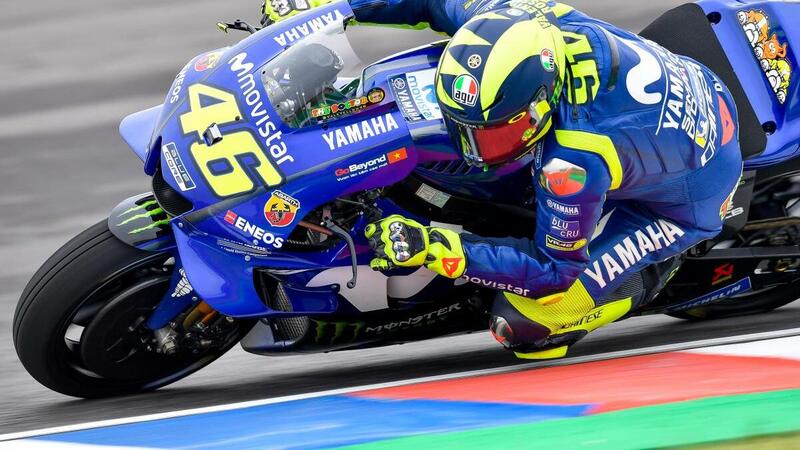 MotoGP 2018. Rossi: &quot;Speriamo sia asciutto&quot;