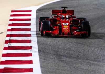 F1, GP Bahrain 2018: vince Vettel