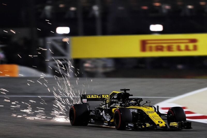 Nico Hulkenberg durante la gara 