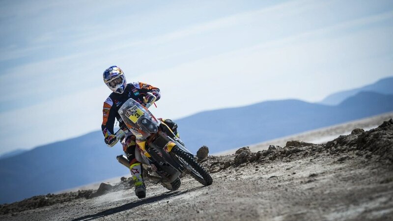 Dakar 2016. Toby Missile Price (KTM) e &ldquo;Peter&rdquo; (Peugeot) nel GP di Uyuni