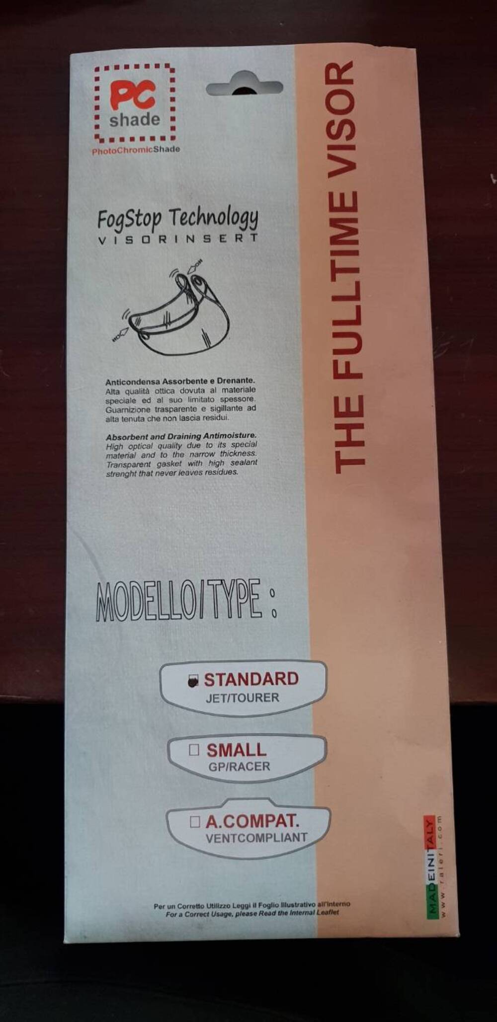 Inserito Visiera Raleri Standard Jet Tourer (2)