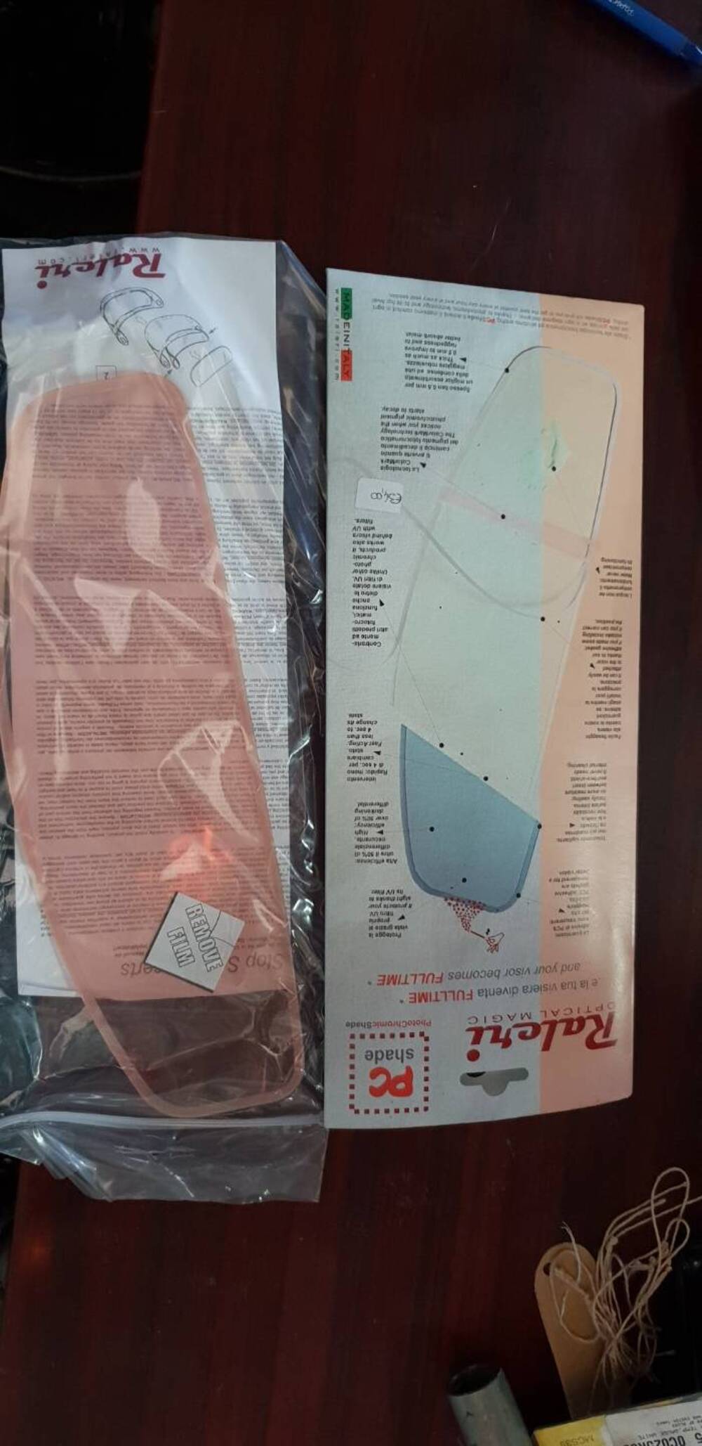 Inserito antinebbia per visiera Raleri