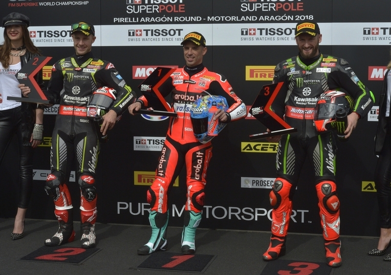 SBK 2018. Melandri conquista la Superpole ad Arag&oacute;n