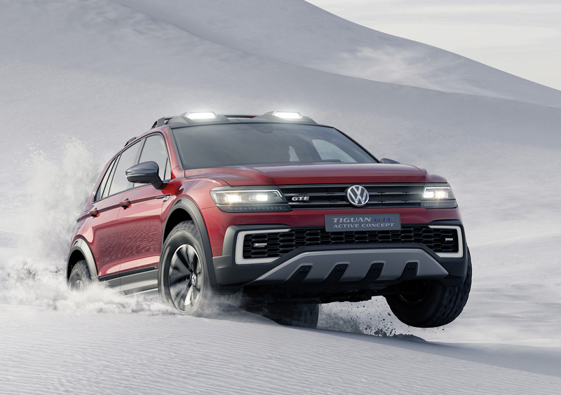 Volkswagen Tiguan GTE Active Concept, offroad ma ibrida