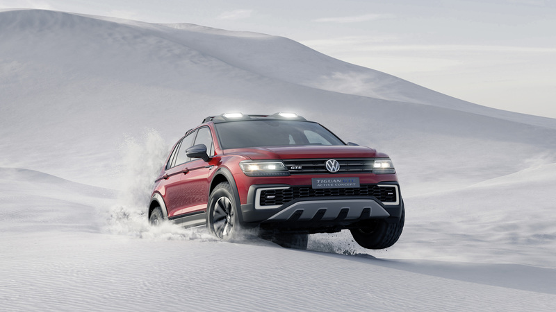 Volkswagen Tiguan GTE Active Concept, offroad ma ibrida