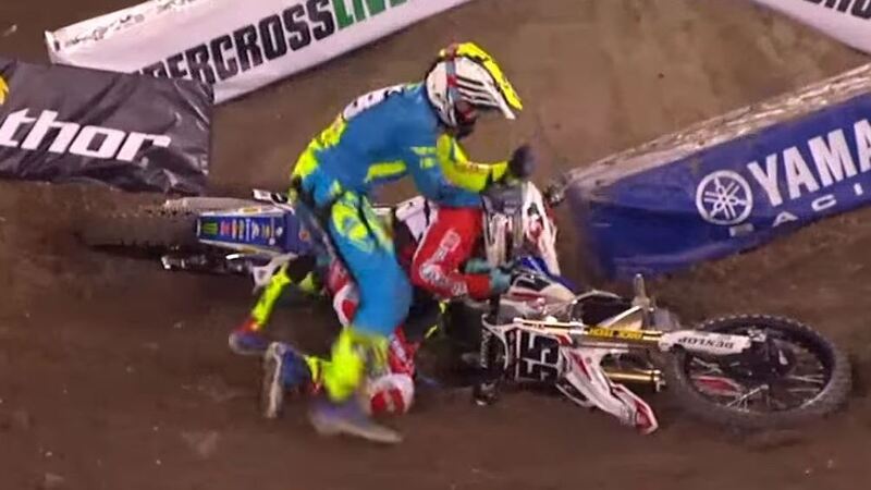 AMA SX: Peick prende a pugni Friese, squalifica e multa