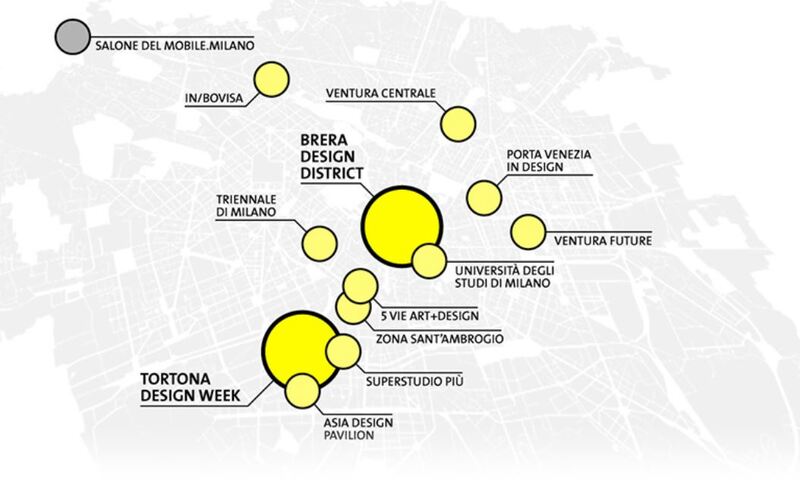 I punti caldi del Fuorisalone milanese