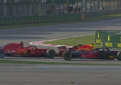 F1 2018, GP Shanghai, Verstappen come Marquez?