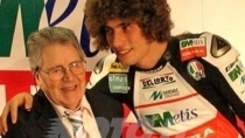 100 anni di Gilera. Simoncelli incontra Duke