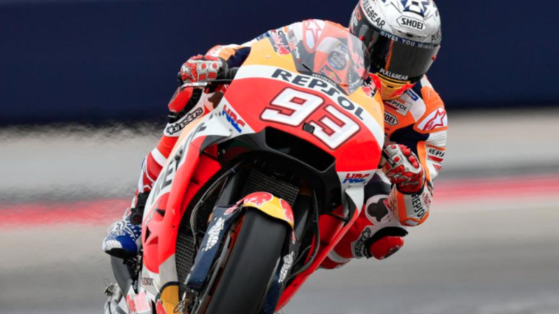 MotoGP 2018. Marquez &egrave; il pi&ugrave; veloce nelle FP1