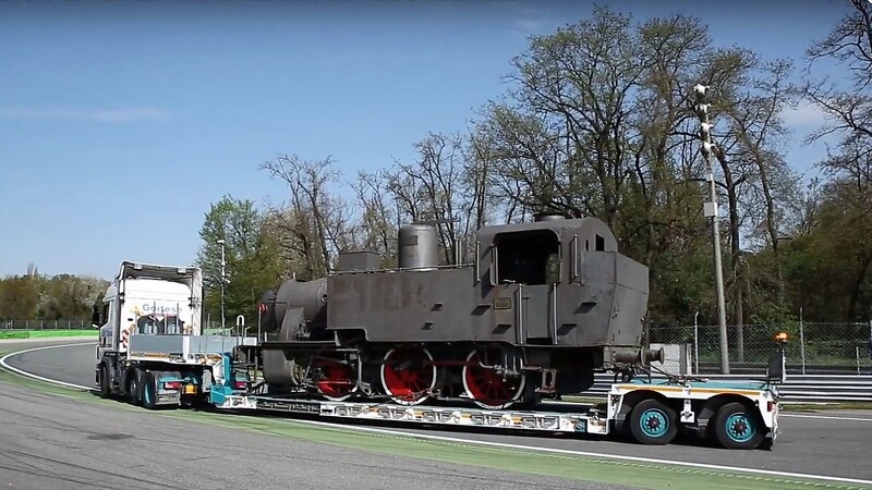 Monza, Autodromo senza treno: la locomotiva storica se ne va [Video]