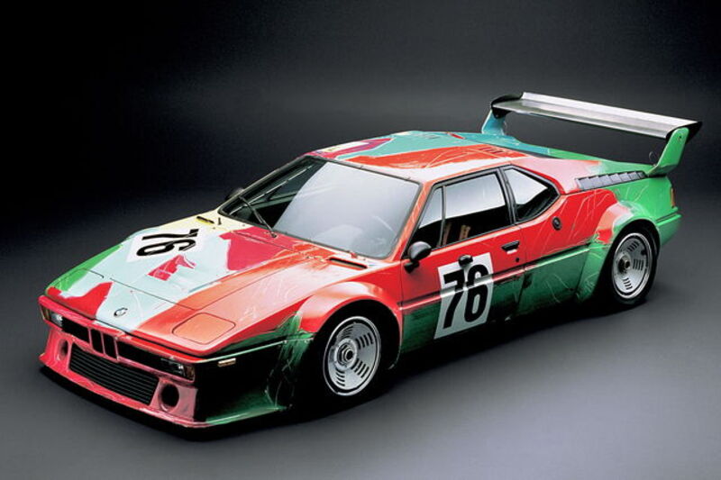 La BMW M1 realizzata da Andy Warhol 