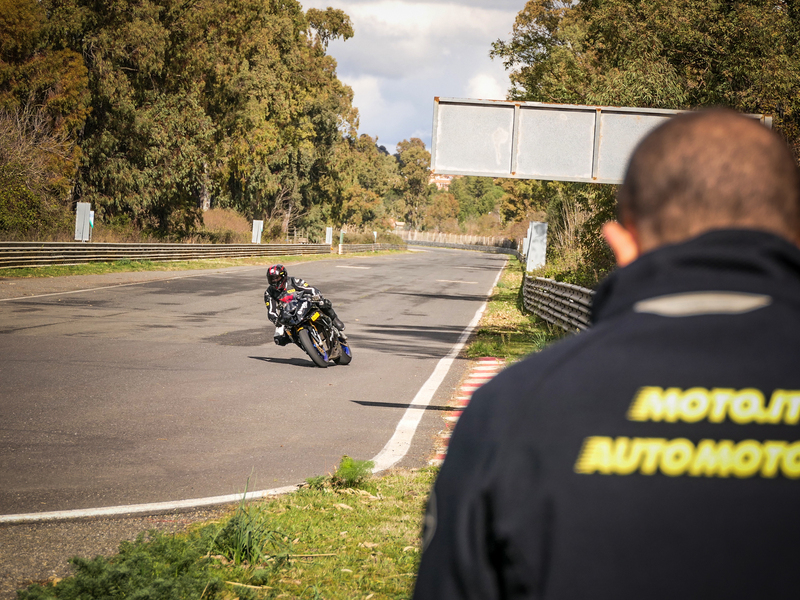 Un&#039;immagine del nostro test sul tracciato di Pergusa