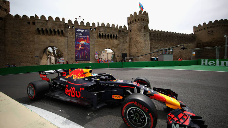 F1, GP Azerbaijan 2018, FP2: Ricciardo al top a Baku