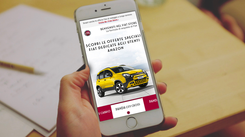 Fiat, rinnovato lo store su Amazon.it con maggior offerta e vantaggi