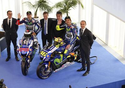 La presentazione del team Yamaha MotoGP e della nuova M1