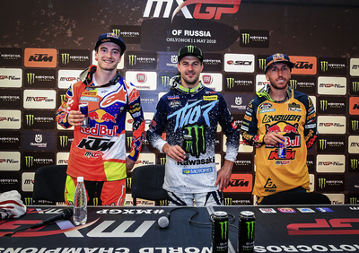 MX 2018. GP di Russia. Dichiarazioni dal podio