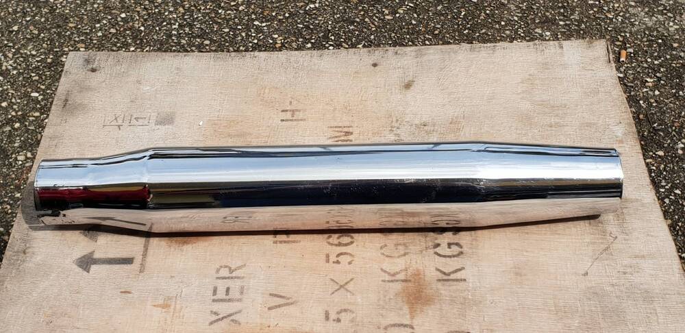 Scarico cromato aperto Harley Sportster 883 Harley-Davidson (2)