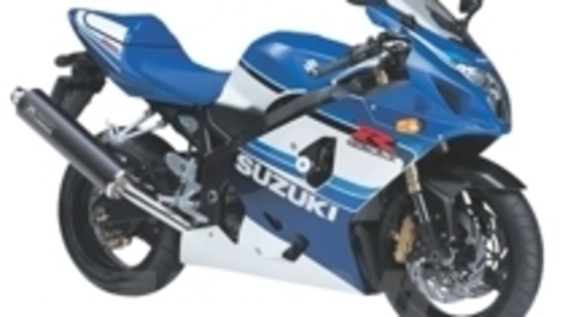 Suzuki GSX-R600 e GSX-R750 nel 2005 festeggiano 20 anni con un&rsquo;edizione speciale