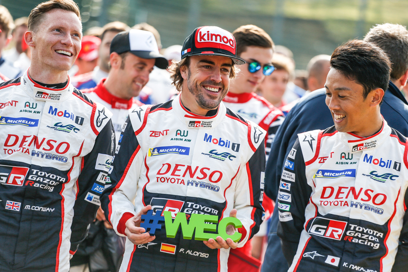 WEC 2018 Spa, Come da pronostico: Alonso primo con doppietta Toyota alla 6 ore