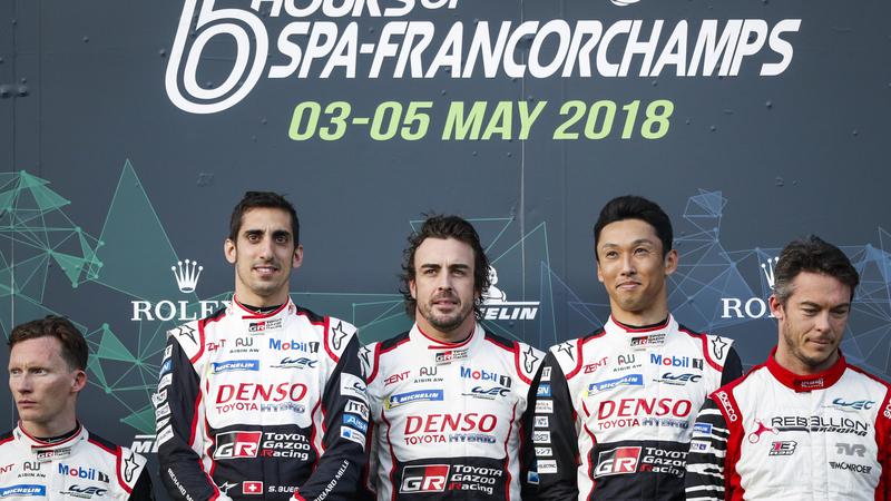 WEC 2018 Spa, Come da pronostico: Alonso primo con doppietta Toyota alla 6 ore