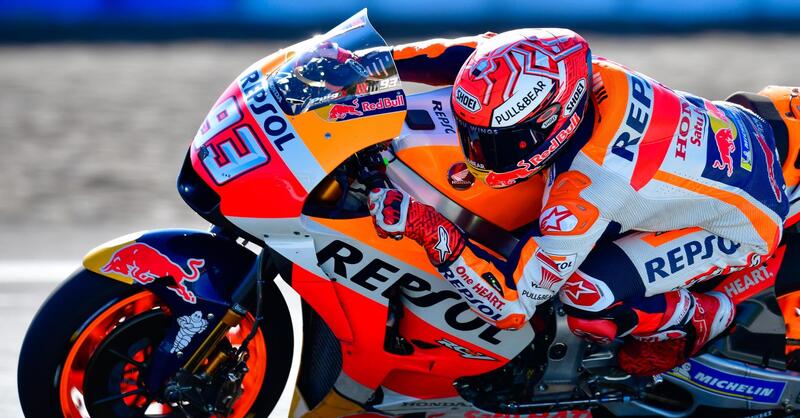 MotoGP. M&aacute;rquez &egrave; il pi&ugrave; veloce nel warm-up a Jerez