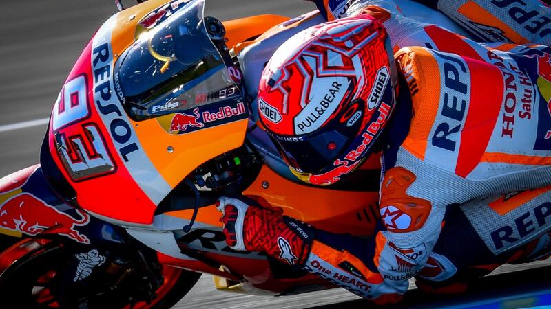 MotoGP. M&aacute;rquez &egrave; il pi&ugrave; veloce nel warm-up a Jerez