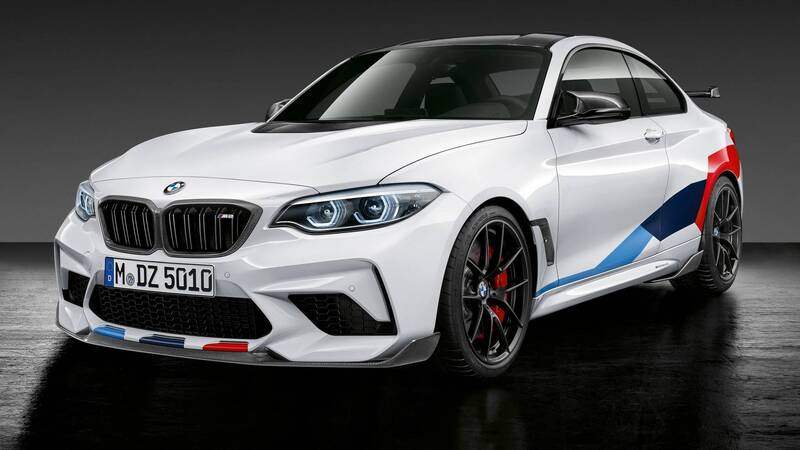 BMW M2 Competition, gli accessori originali M Performance Parts