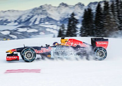 Red Bull rischia la multa per lo show della F.1 sulla neve