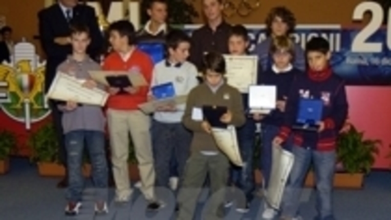 La Federazione Motociclistica ha premiato i Campioni 2006 