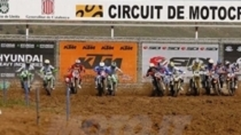 MX1 e MX2 in Spagna, pista difficile a Bellpuig per via della pioggia