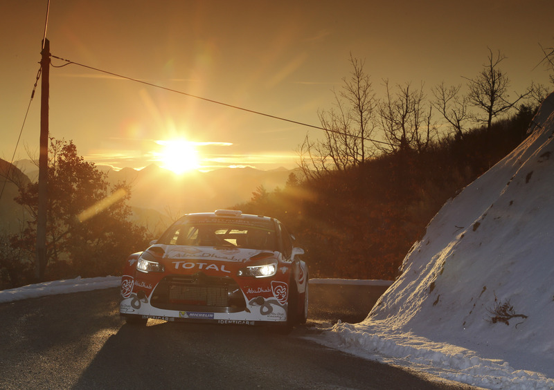 Kris Meeke in azione su Citroen DS3