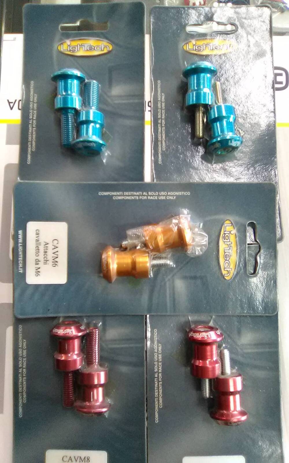 Attacchi cavalletto Lightech