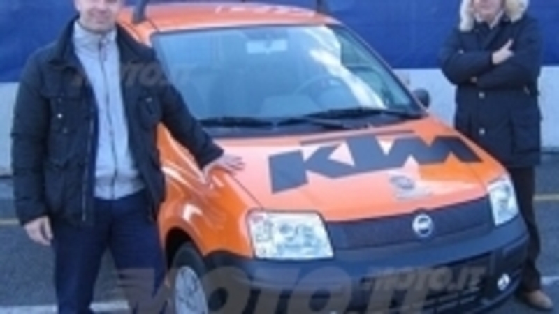 Consegnata a KTM Italia una speciale Fiat Panda Van