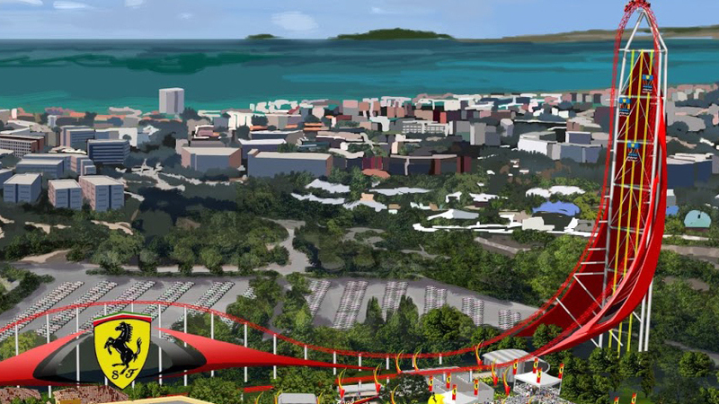 Ferrari Land: parco a tema in Spagna nel 2017 [Video]