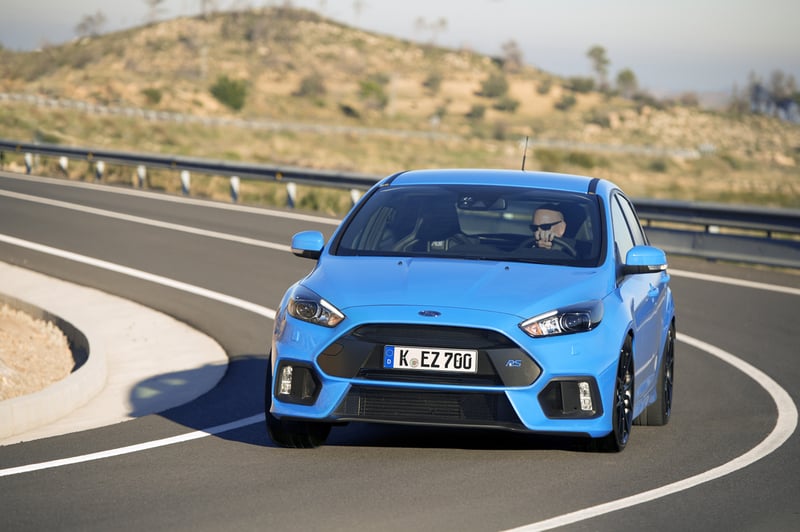 La Ford Focus RS su strada