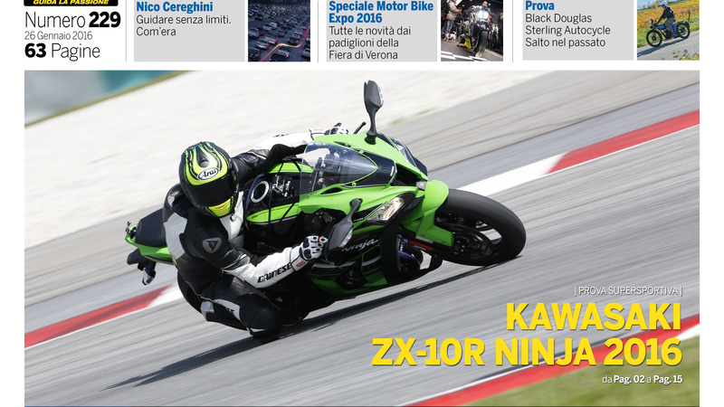 Magazine n&deg;229, scarica e leggi il meglio di Moto.it 