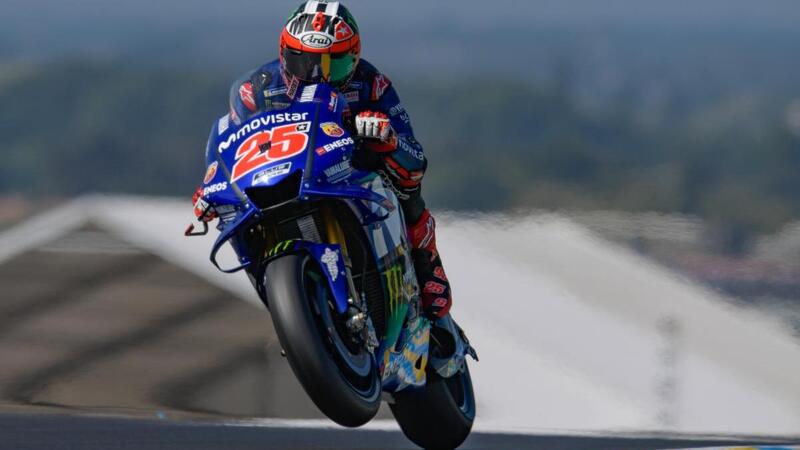 MotoGP 2018. Vinales chiude in testa le FP3 a Le Mans