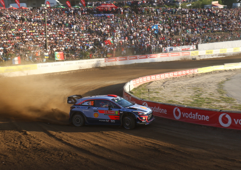 WRC18 Portugal. Tappa 2. Neuville (Hyundai) in scioltezza!