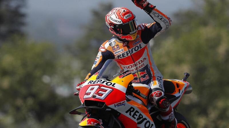 MotoGP 2018. Marquez primo nel warm up di Francia