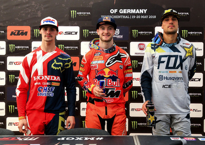 MX 2018. Dichiarazioni dal podio, il GP di Germania